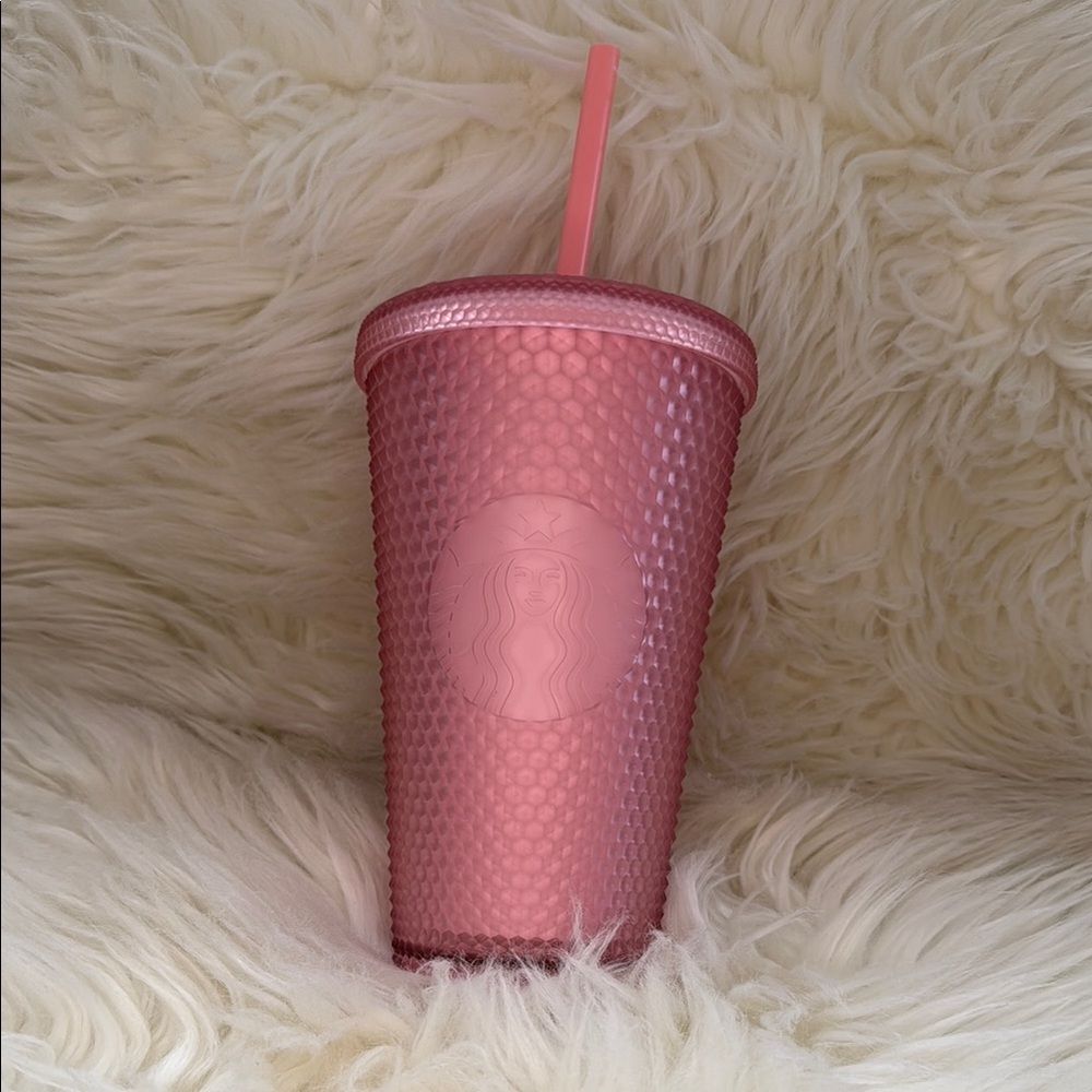Starbucks Pink Textured Tumbler. Never used